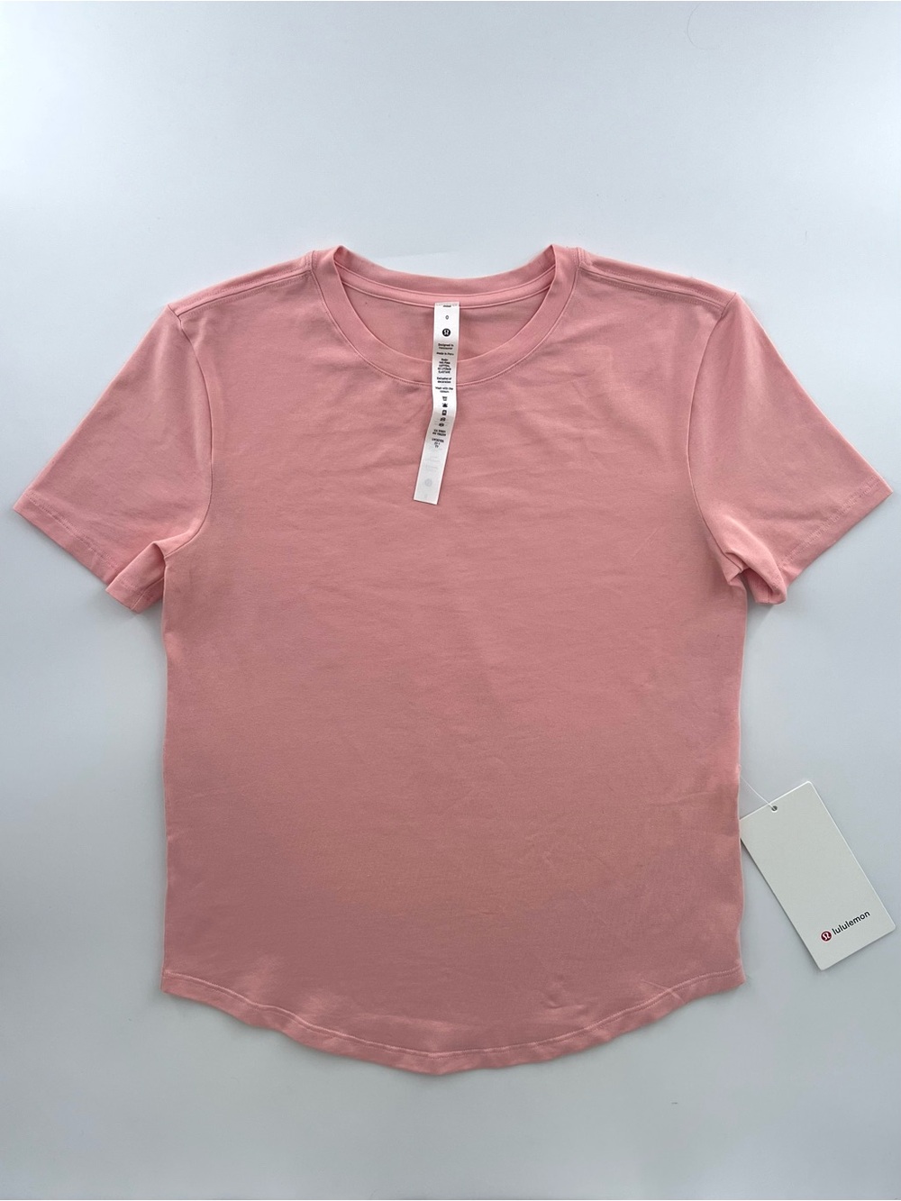 Lululemon Love Crew Light Pink Tea Rose Size 0 NWT